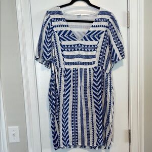 Geometric Print Dress